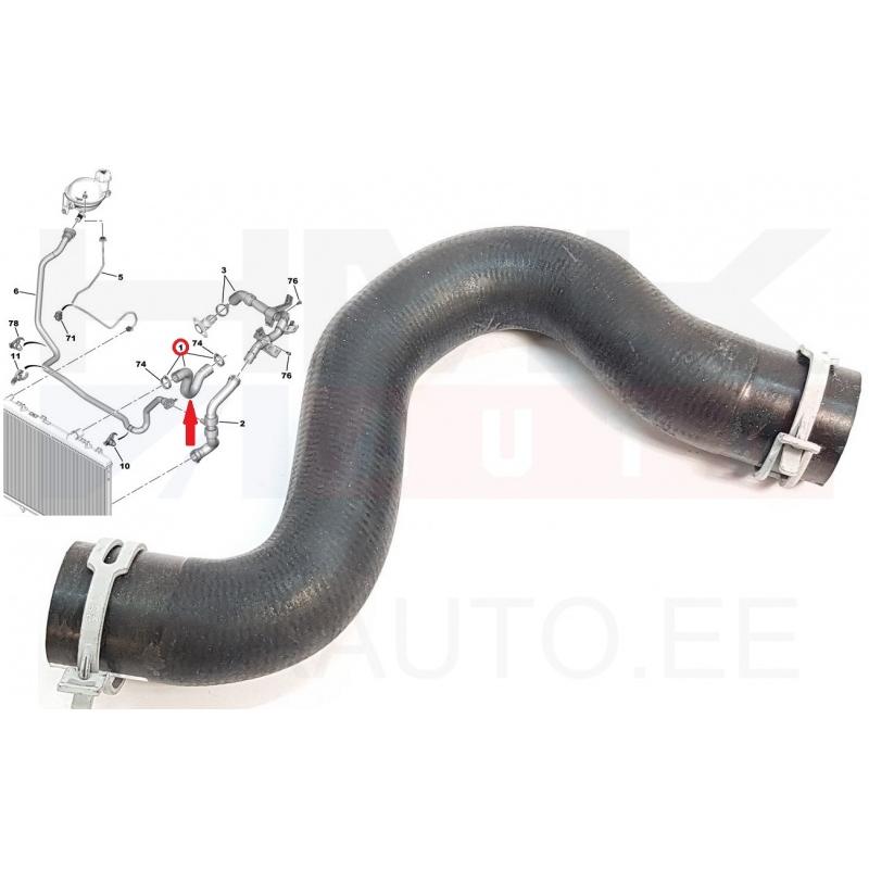 Coolant hose OEM Citroen/Peugeot @ Hmk Auto