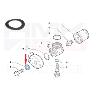 Прокладка маслоохладителя OEM Jumper/Boxer/Ducato 2,8 00-