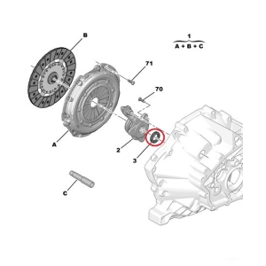 Gearbox input shaft seal OEM Ducato 2,3 / PSA 26x41x11 ML6C