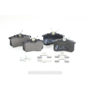 Brake pad set rear Citroen/Peugeot/Renault/VAG