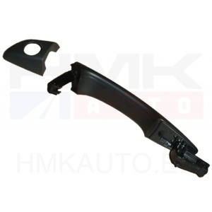 Door handle outer left OEM Citroen C3, C4, Berlingo /Peugeot 208, 308, Partner (with lock cylinder hole)