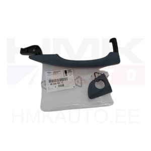 Door handle left outer OEM Citroen C3, C4, Berlingo /Peugeot 208, 308, Partner (paintable,with lock cylinder hole)