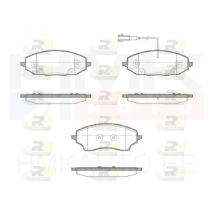 Piduriklotside komplekt tagumine Ducato MCA 2021- 15" (elektr. seisupidur)