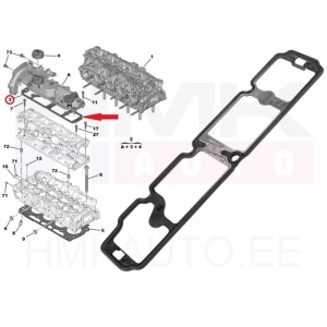 Joint de câche-culbuteurs OEM Citroen/Peugeot/Fiat 1,6HDI 