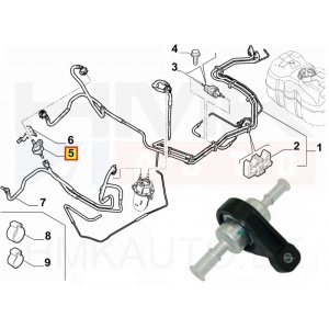 Polttoainepaineen säätöventtiili(matalapaine) OEM Jumper/Boxer/Ducato 2,0/2,2BlueHDI