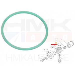 Öljynsuodattimen kotelon tiiviste OEM Jumper/Boxer/Ducato 2,8HDI 00- (3,53x59,92)
