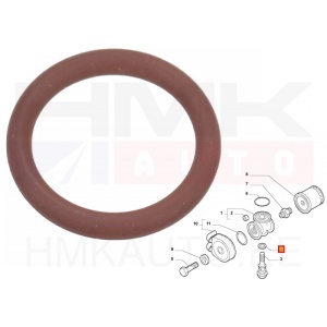 Öljynsuodattimen kotelon tiiviste OEM Jumper/Boxer/Ducato 2,8HDI 00-