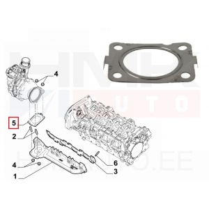 Turboahtimen tiiviste Fiat Ducato MCA 2,2D 2021-