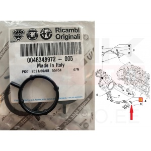 Turbo õli tagasivoolutoru tihend OEM Fiat Ducato MCA 2,2D 2021-