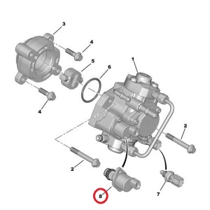 Регулятор давления топлива OEM Jumper/Boxer/Ducato/Transit 2,2HDI Euro4