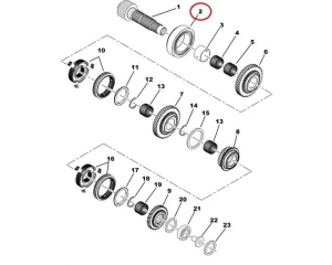 Vaihteiston laakeri OEM Jumper/Boxer/Ducato 3,0HDI 2006-