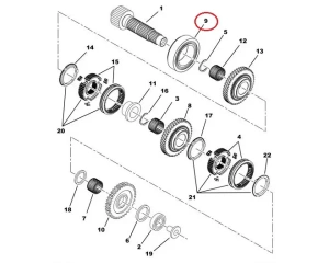 Vaihteiston laakeri OEM Jumper/Boxer/Ducato 3,0HDI 2006-