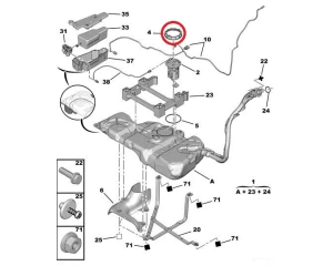 Kütusepumba kinnitusvõru OEM PSA