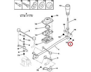 Käiguhoovastiku polt OEM Peugeot/Citroen