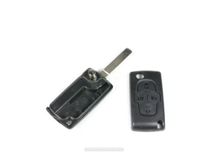Key housing Peugeot 1007