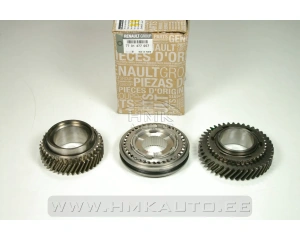 Sünkronisaatori komplekt koos hammasratastega (3-4 käik) OEM Renault Master/Trafic PF6  40/43h.