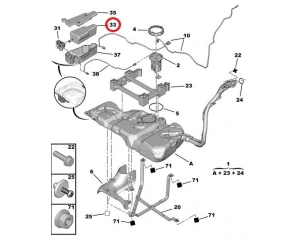 Наполнительный комплект для сажевого фильтра OEM Citroen Berlingo/C4 Picasso, Peugeot Partner