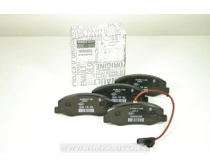 Jeu de plaquettes de frein arrière OEM Renault Master III 2010- (RWD avec roues doubles)