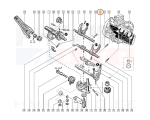 Вилка КПП 3-4 передачи OEM Renault