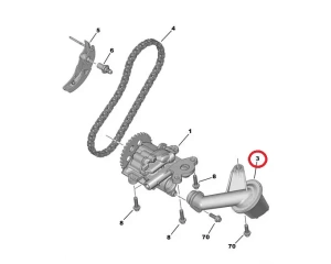 Tube d'admission, pompe à huile OEM Jumper/Boxer/Ducato 2,2HDI 2006- EURO4