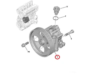 Power steering pump OEM Berlingo/Partner 1,6HDI 2008-