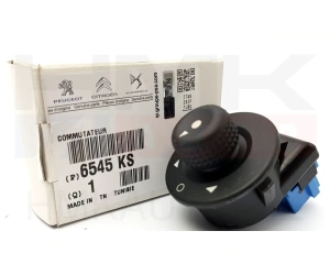 Mirror adjustment switch OEM Citroen C2,C3,Berlingo 08- / Peugeot 1007,Partner 08-