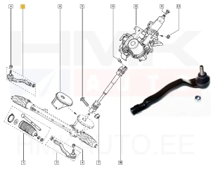 Rooliots parem OEM Renault Kangoo 08-