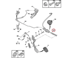 Siduri peasilinder OEM Citroen Berlingo/Peugeot Partner 2008-