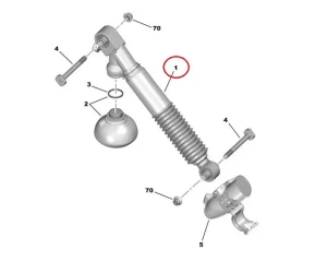 Tagavedru silinder OEM Citroen C6/C5 08-