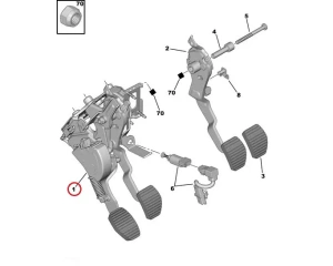 Brake light sensor OEM Citroen/Peugeot