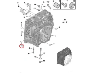 Vaihteiston tiiviste OEM AL4