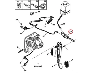 Siduri peasilinder OEM Citroen C5/C6/Peugeot 407