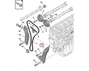 Направляющая цепи ГРМ OEM Citroen/Peugeot EP-моторы
