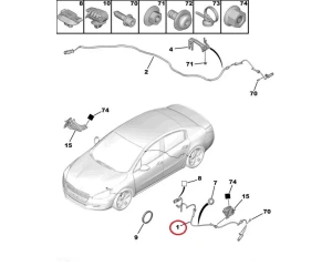 ABS andur eesmine OEM Peugeot 508/5008