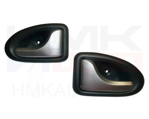 Kit de poignées de porte avant, intérieur, chromé Clio II, Megane, Scenic