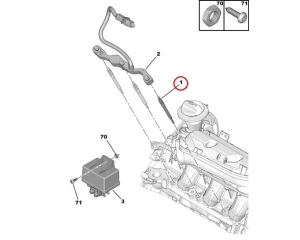 Свеча накаливания OEM Citroen/Peugeot 2,7HDi