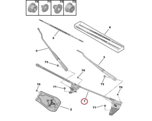 Трапеция стеклоочистителя Berlingo/Partner -08