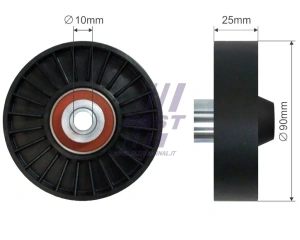 Hihnankiristimen rulla, moniurahihna Daily/Ducato 2,3D