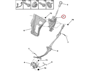 Vaihdekeppi OEM Citroen Berlingo/Peugeot Partner 2008- BE4 kkast
