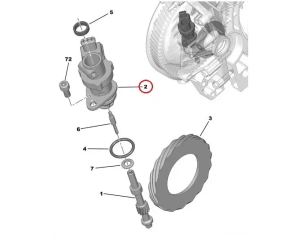 Speedometer cable support OEM Jumper/Boxer/Ducato