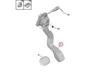 Электронная педаль газа OEM Citroen C4
