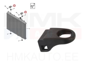 Radiator support OEM Citroen/Peugeot