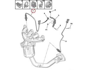 Lambda andur OEM Peugeot/Citroen 1,1/1.4