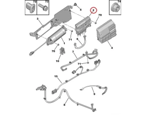 Блок управления системы Start-Stop OEM Citroen/Peugeot Euro5