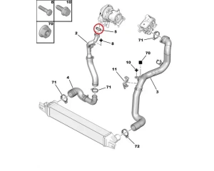 Turbo tihend OEM Citroen Nemo/Peugeot Bipper 1,3HDI