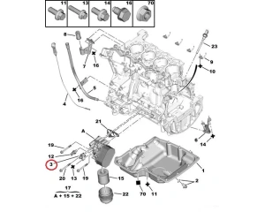Jahutusvedeliku flants OEM Jumper/Boxer/Ducato 2,2HDI 2006-