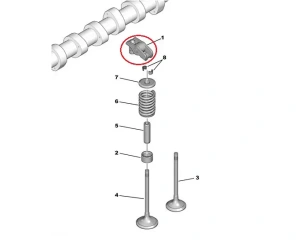 Keinuvipu (venttiilinostimella) OEM Jumper/Boxer/Ducato 3,0HDi