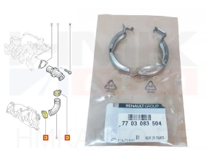 Хомут трубки EGR OEM Renault 1,9DCi