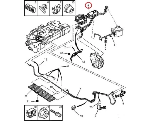 Трубки топлива с ручным насосом OEM Citroen/Peugeot 1,6HDI