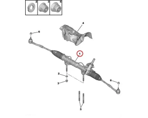 Ohjausvaihde OEM Berlingo/Peugeot Partner 08-
